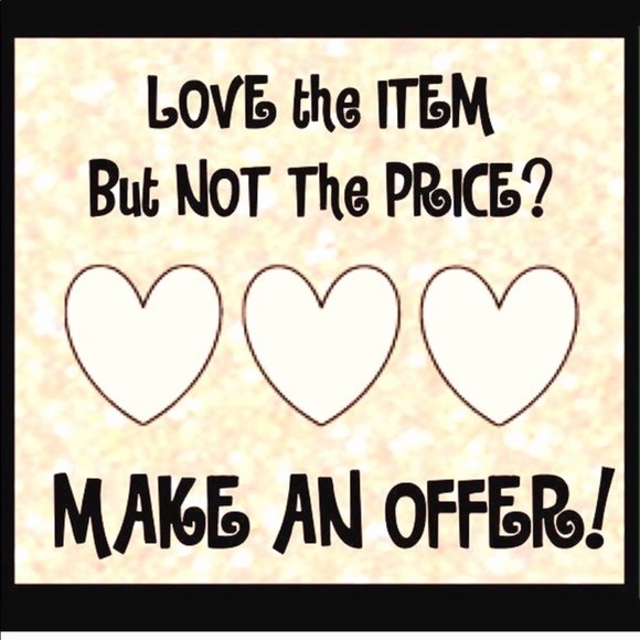 Other - Offers and counter- offers are great! 💜🧡💚